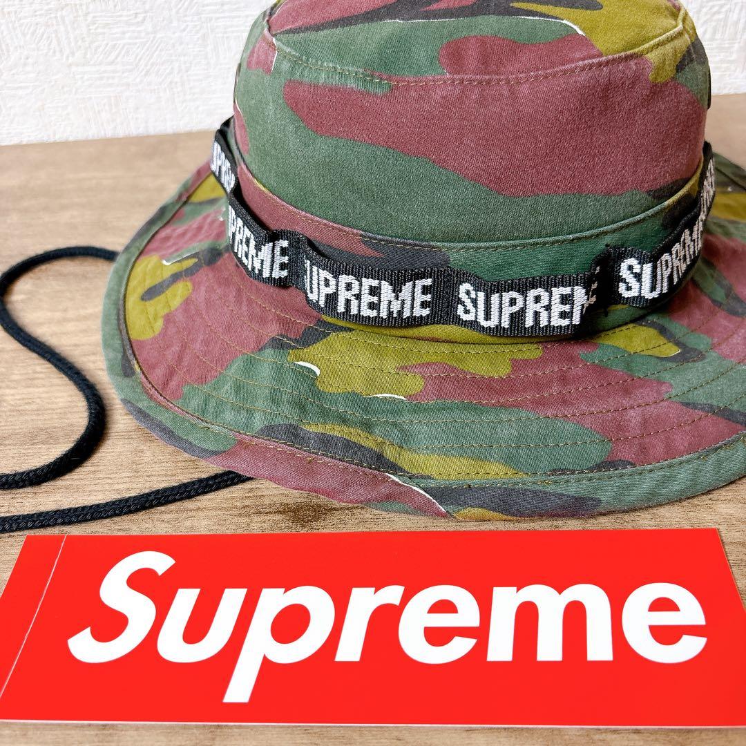 正規品　Supreme アウトドアハット　ハット　帽子　アメリカ製　迷彩