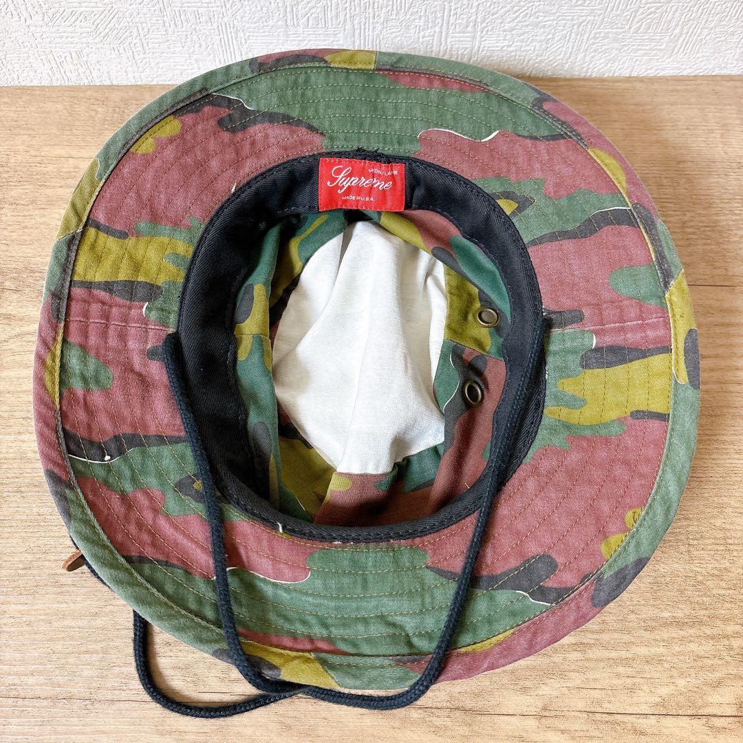 正規品　Supreme アウトドアハット　ハット　帽子　アメリカ製　迷彩