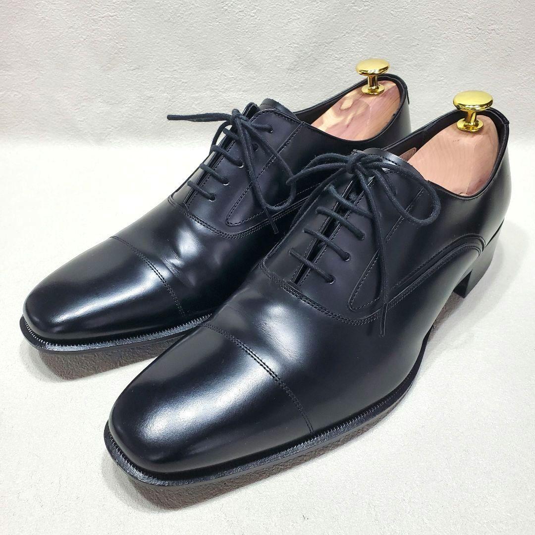 【美品】REGAL リーガル ストレートチップ 725R 黒 革靴