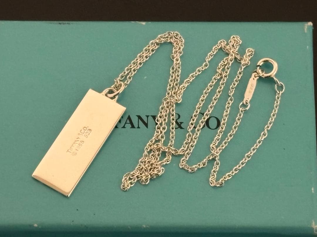 【ティファニー】アトラス　ATLAS バー　ネックレス　全長46㎝