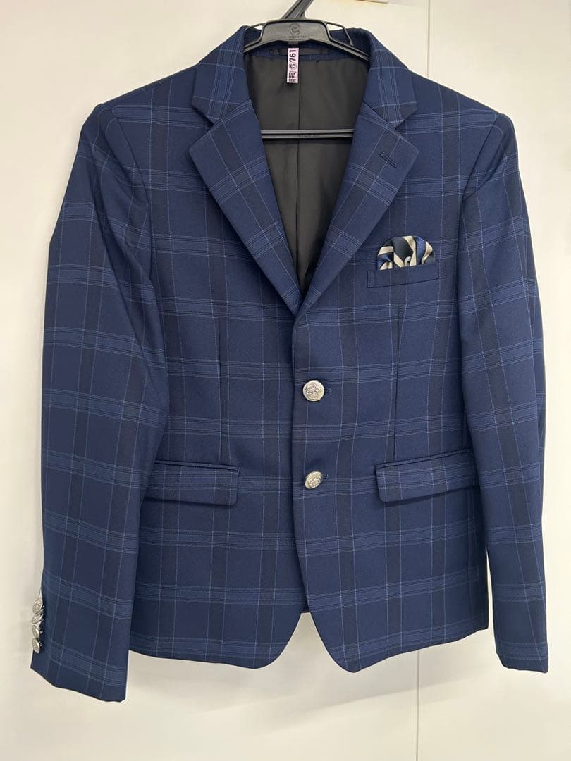 WANDER FACTORY フォーマルスーツ 卒業スーツ 6点セット ブルー