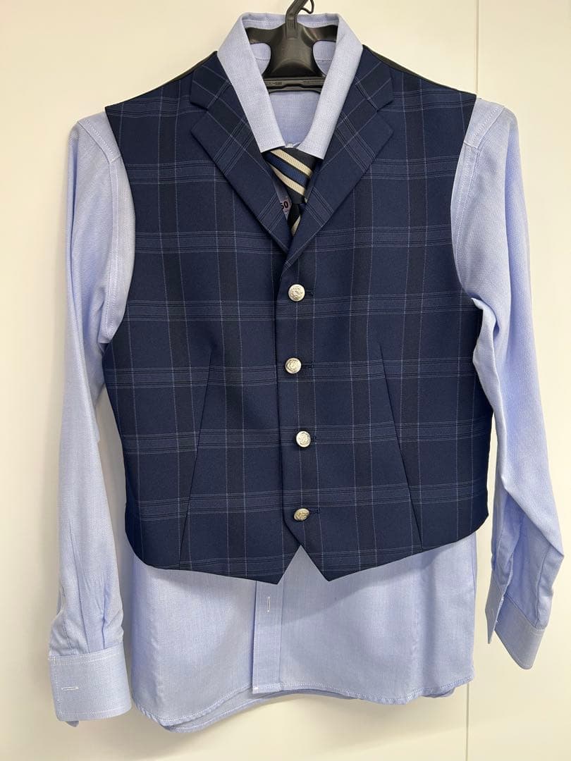 WANDER FACTORY フォーマルスーツ 卒業スーツ 6点セット ブルー