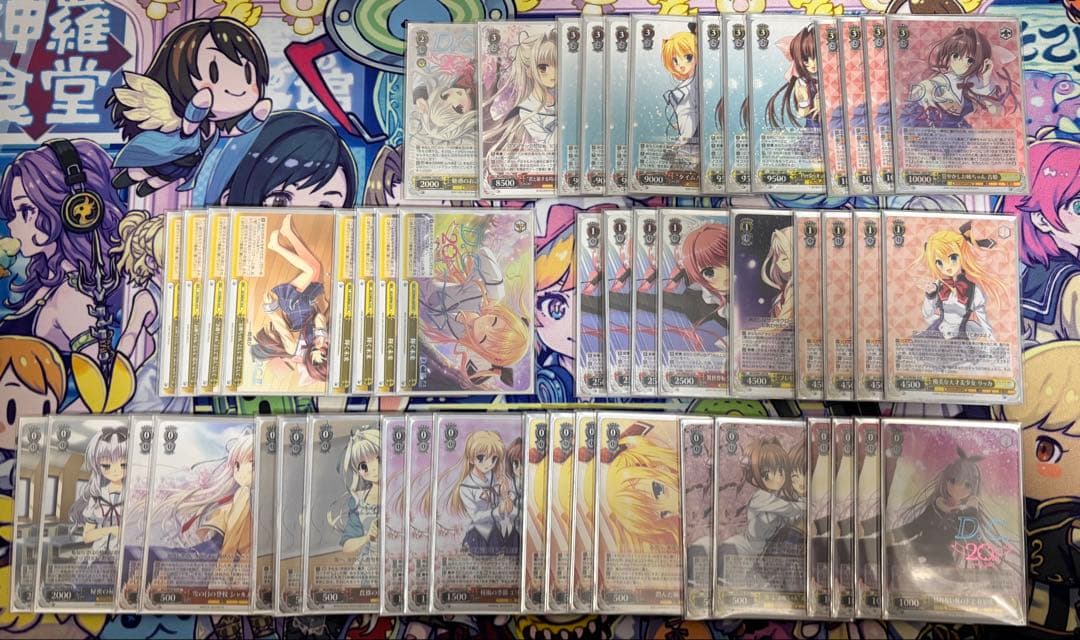 ヴァイスシュヴァルツ　D.C. ダ・カーポ　8枝　デッキ　スリーブ　パーツ付き