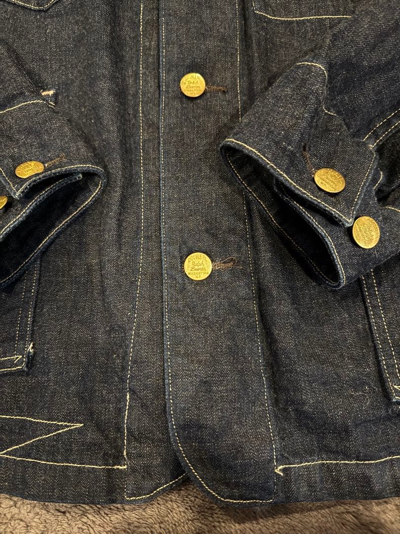 米*男様 RRL ダブルアールエル　カバーオール　デニムジャケット