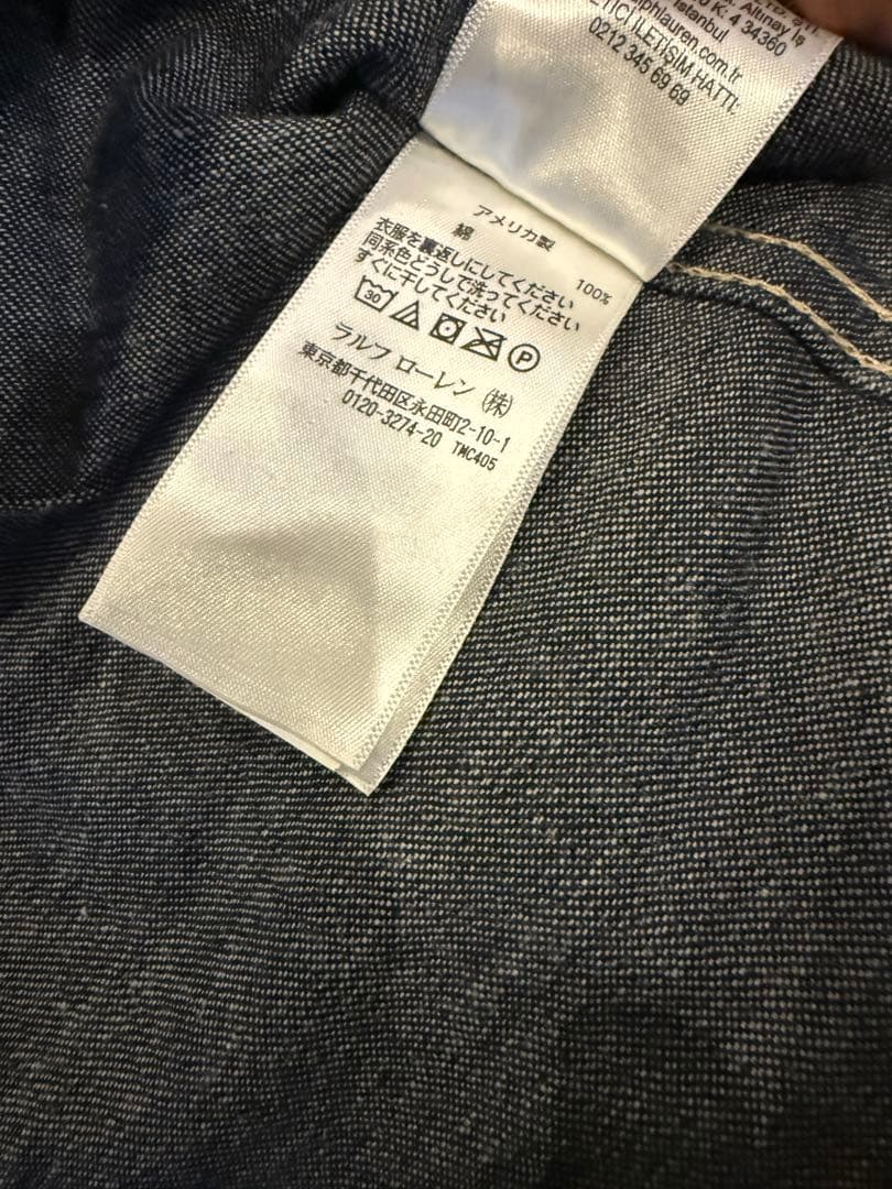 米*男様 RRL ダブルアールエル　カバーオール　デニムジャケット