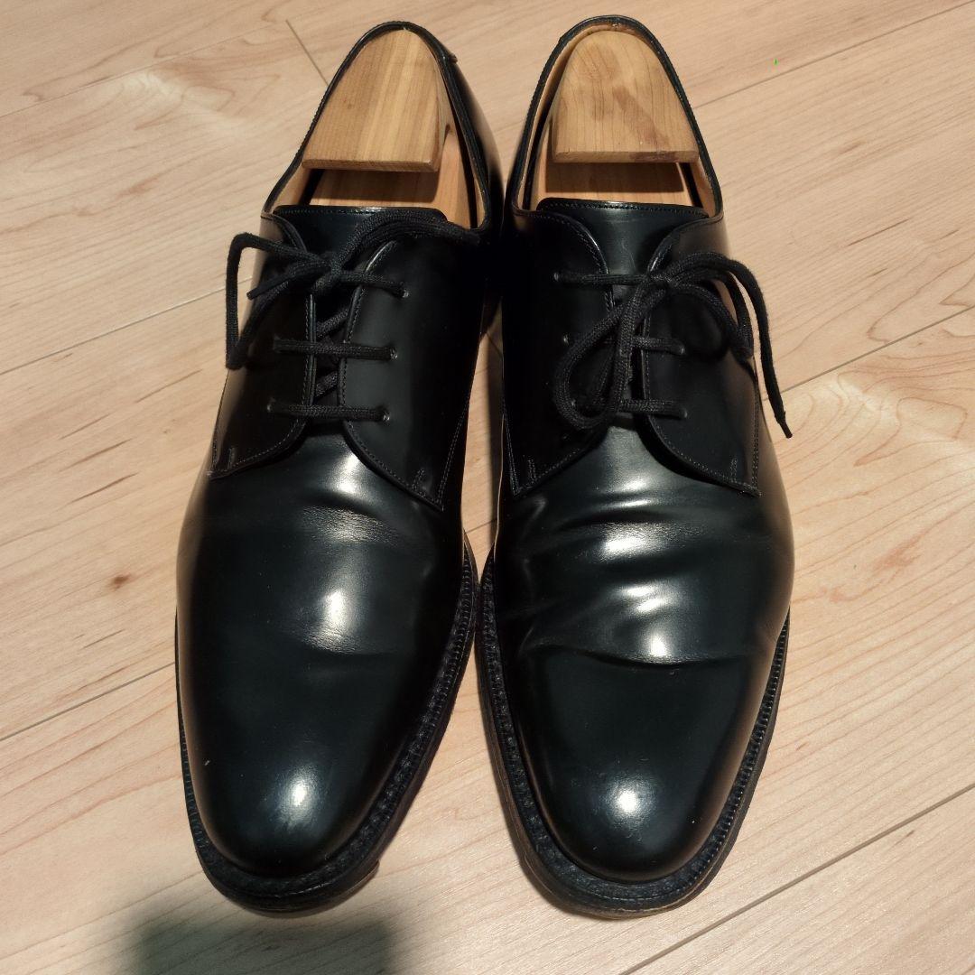 レアモデル　チャーチ　ブラックレザー ビジネスシューズ レースアップ　70F