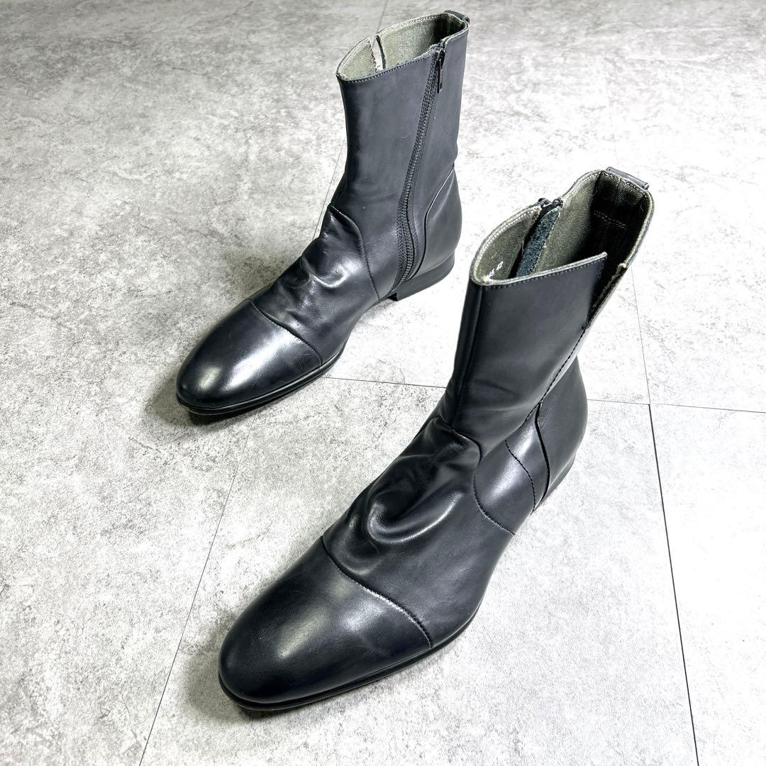 【alfredo BANNISTER】カッティングブーツ/Y2K/サイドジップ/