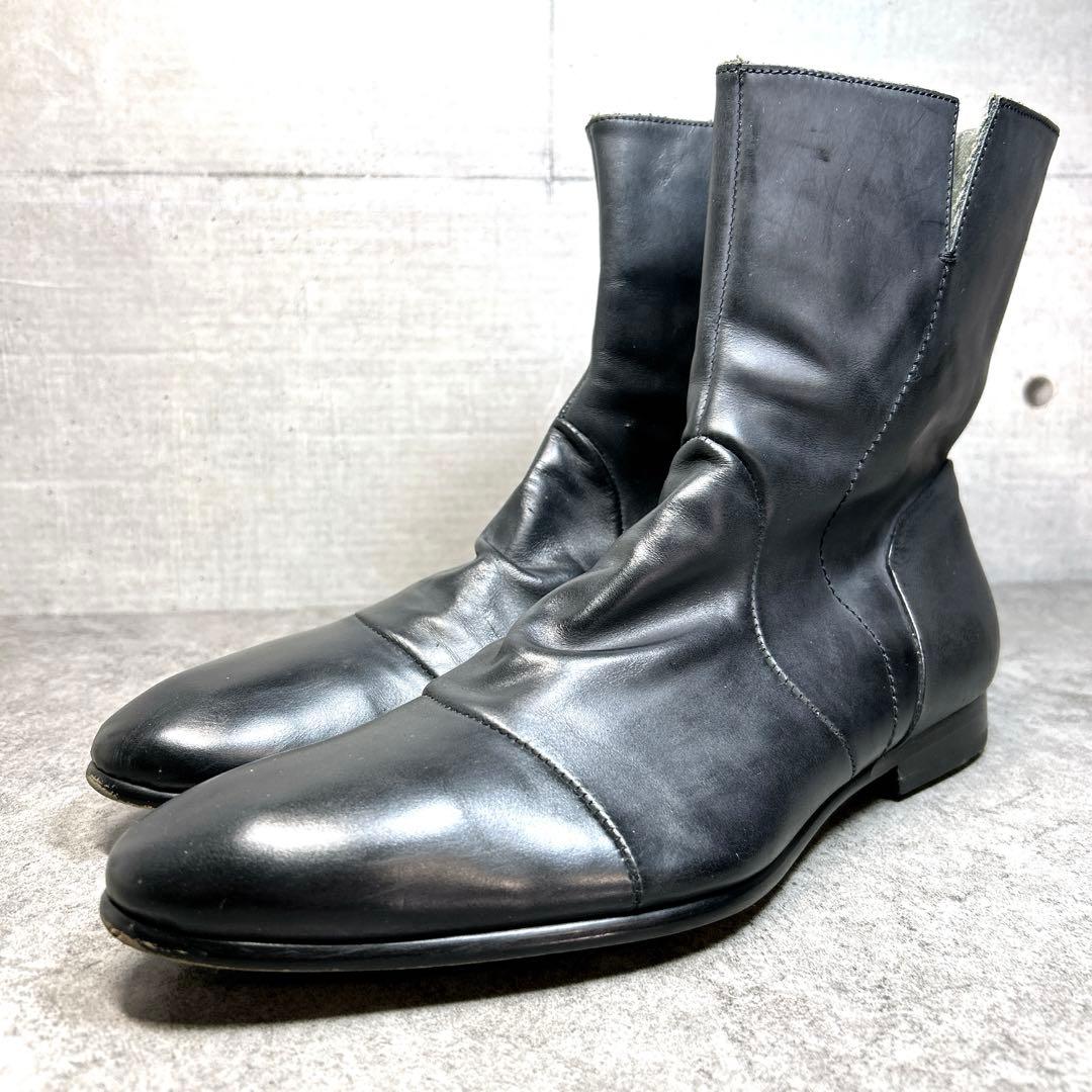 【alfredo BANNISTER】カッティングブーツ/Y2K/サイドジップ/