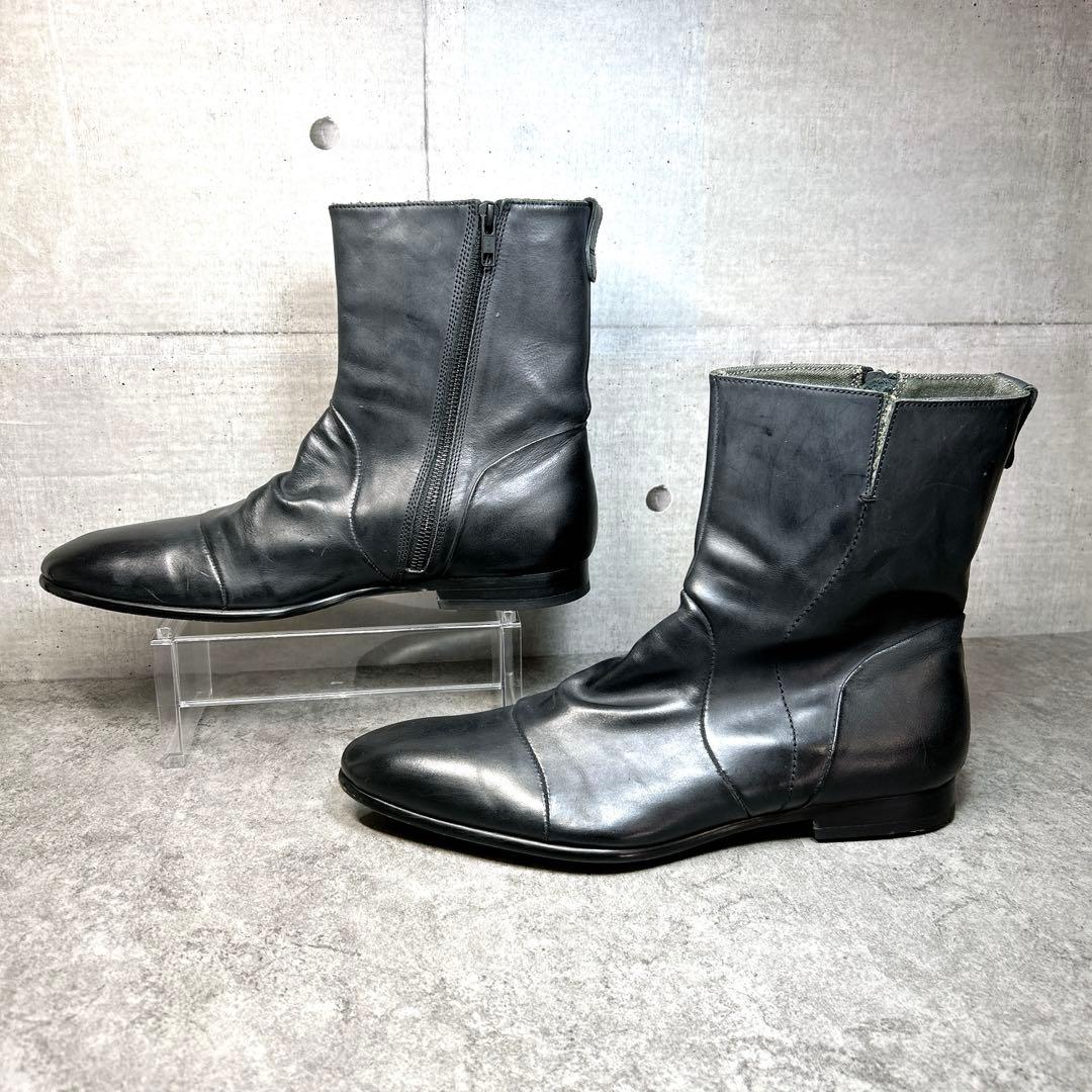 【alfredo BANNISTER】カッティングブーツ/Y2K/サイドジップ/