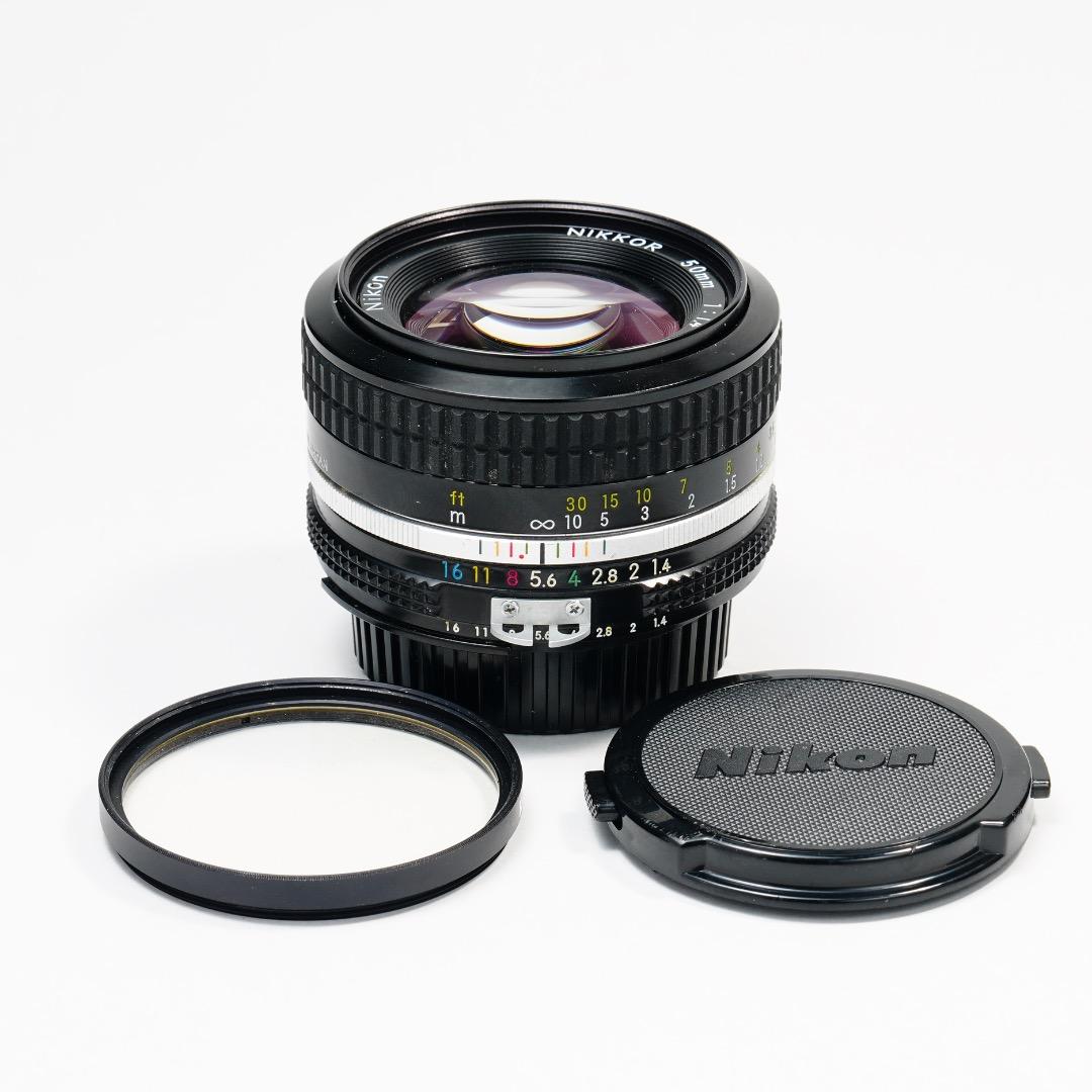 【極美品】動作◎ ニコン　Ai Nikkor 50mm F1.4 905