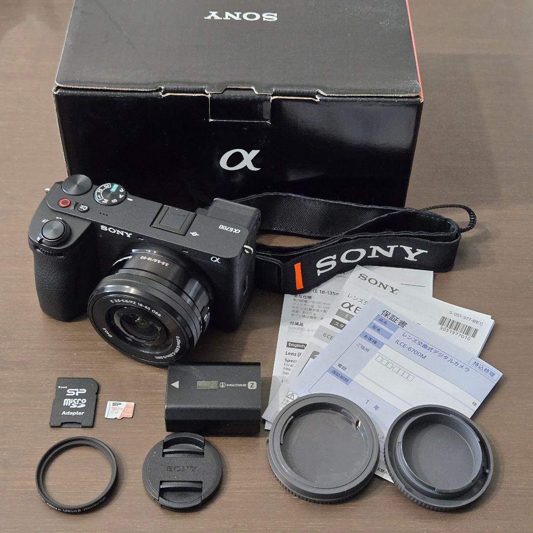 SONY α6700 SELP1650 レンズ バッテリー ILCE-6700