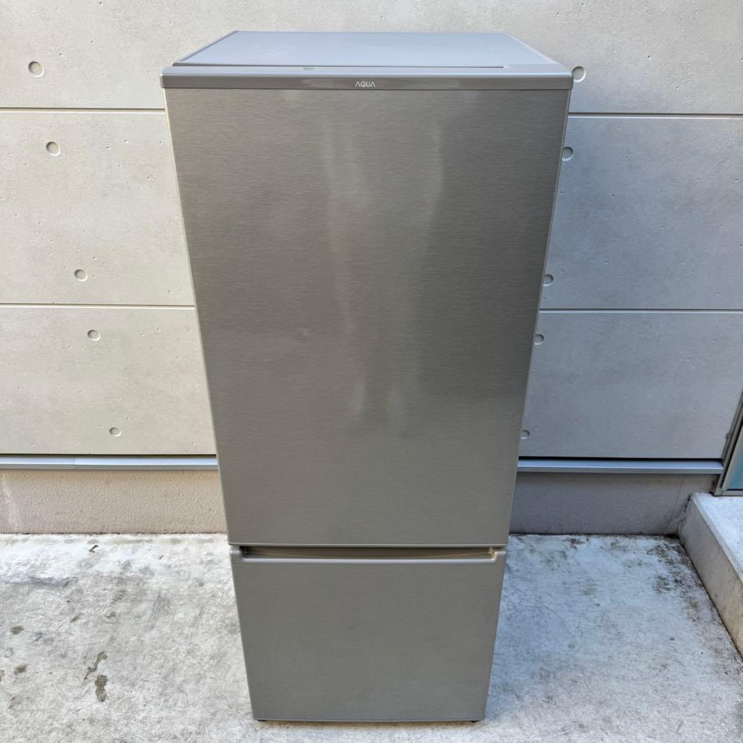 41⭐️2019年製美品★アクア　冷蔵庫　大型　2ドア　一人暮らし　シルバー
