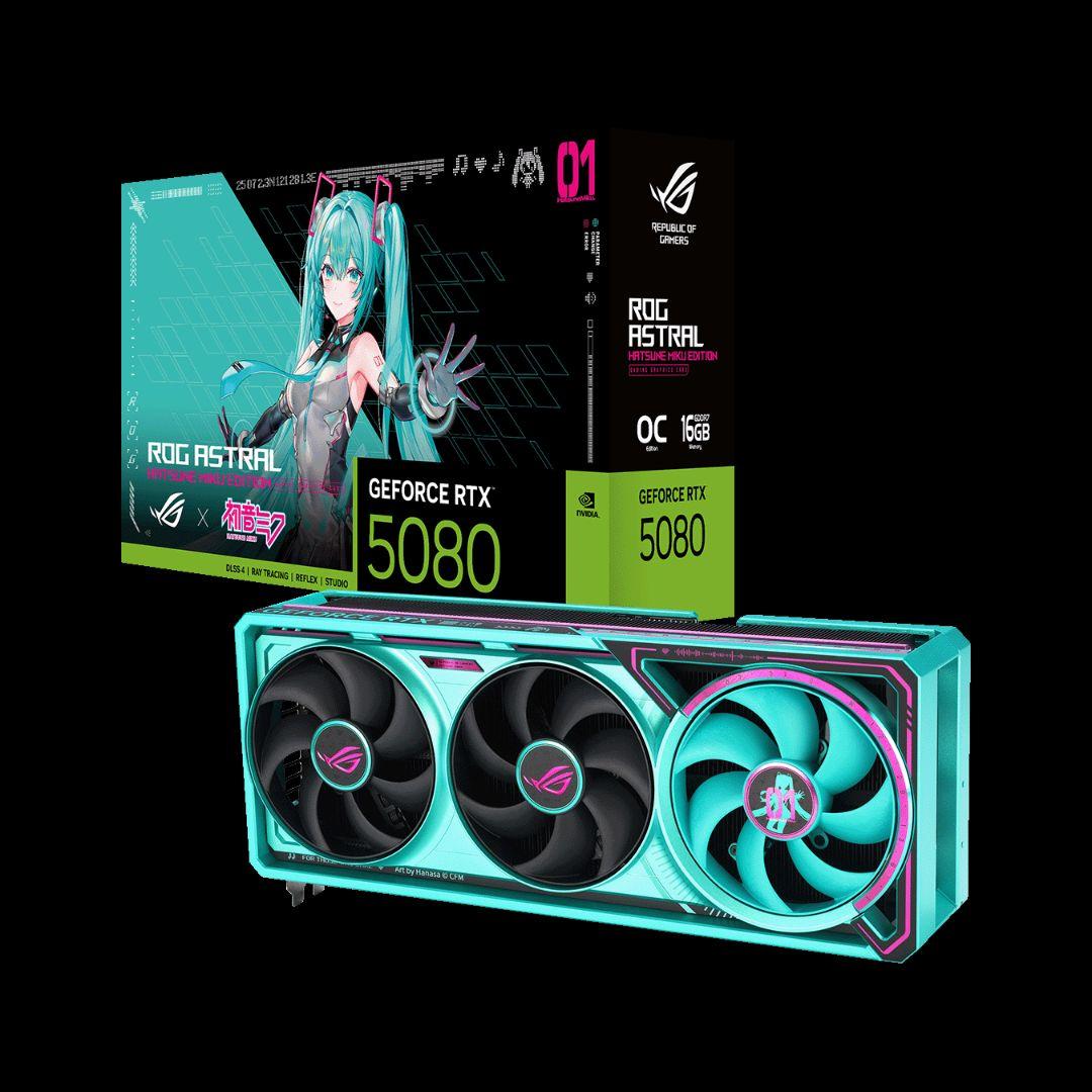 ROG ASTRAL 初音ミクコラボ GeForce RTX 5080 16GB