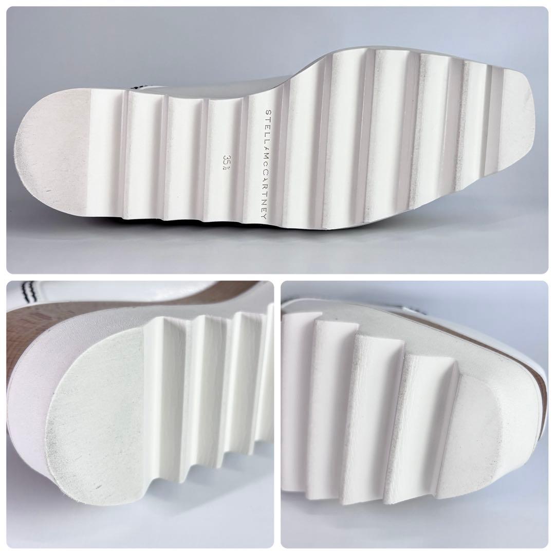 希少極美品✨ ステラマッカートニー 厚底 エリス シューズ ホワイト 23cm