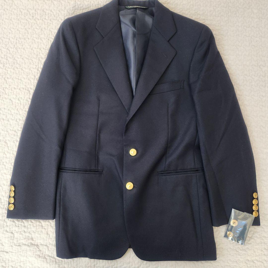 美品★ポロラルフローレン　ブレザー　ジャケット　上着　紺ブレ　金ボタン