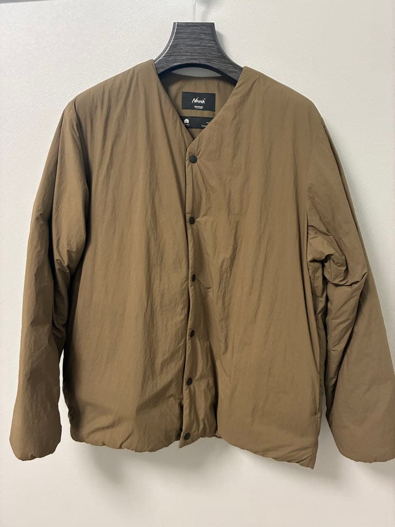 NANGA×UR /ナンガ×アーバンリサーチ　 ノーカラーダウンブルゾン