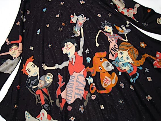 トクコプルミエヴォル☆新同品！パリのコーヒーショップ ハイネックチュニック☆