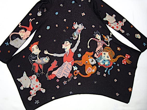 トクコプルミエヴォル☆新同品！パリのコーヒーショップ ハイネックチュニック☆