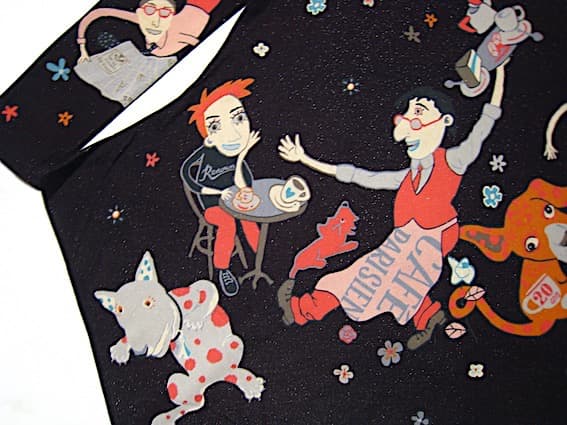 トクコプルミエヴォル☆新同品！パリのコーヒーショップ ハイネックチュニック☆