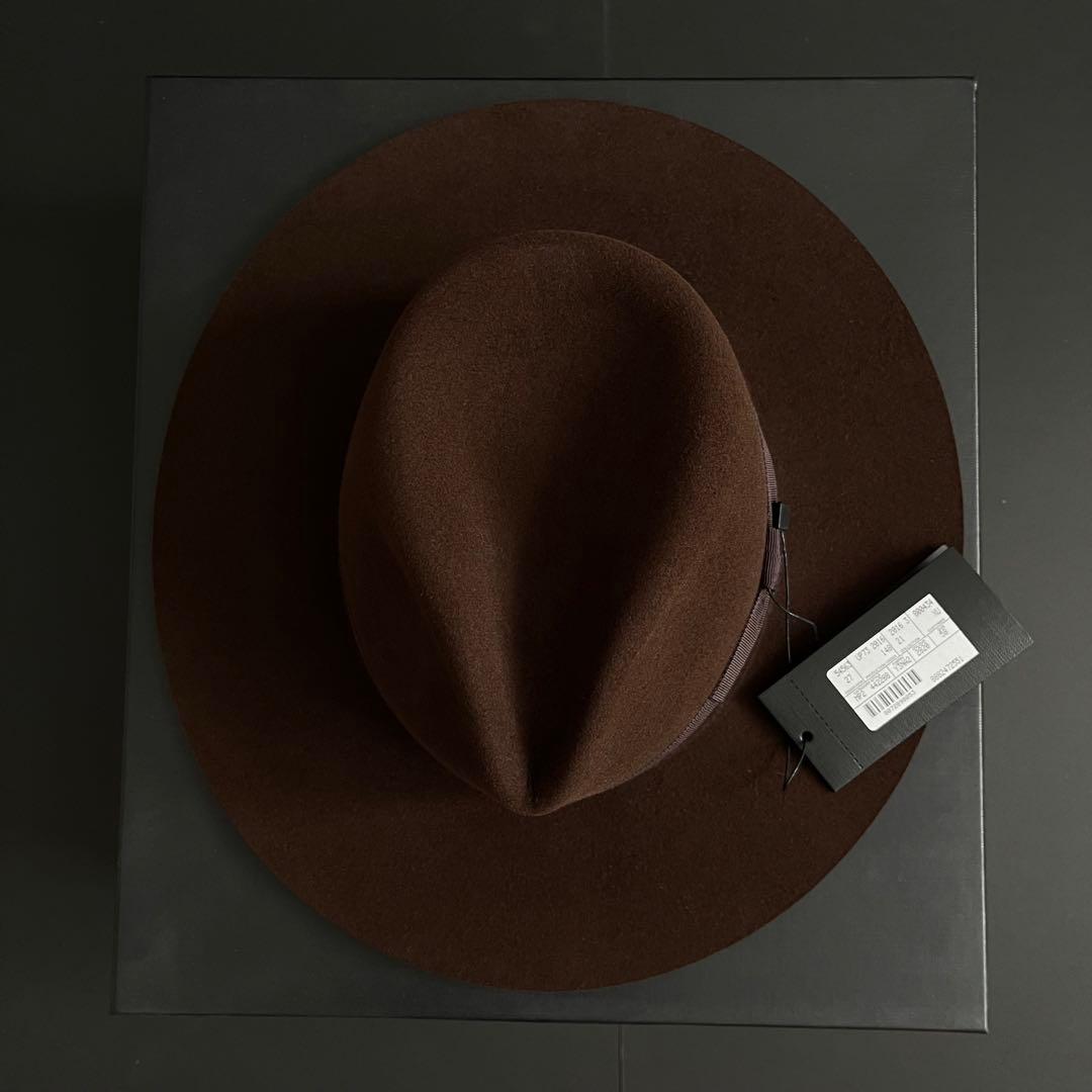 まっきー 新品！Saint Laurent Paris ハット ブラウン