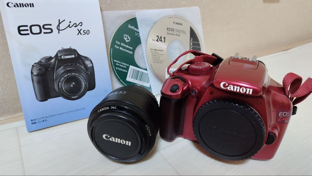 Canon　EOS Kiss X50　付属レンズ　EF 50mm