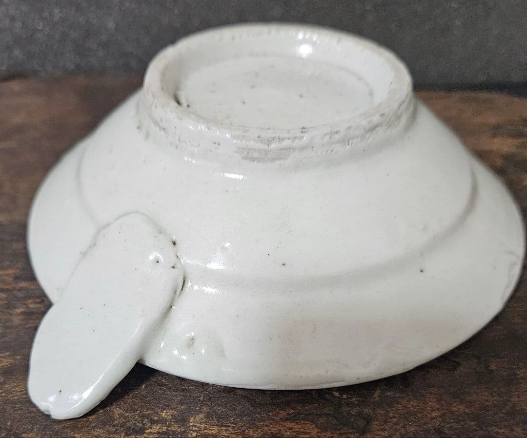 珍品❗】李朝　李朝民芸　青華白磁　取手付　灯火器　たんころ　燭台　行灯　灯り道具