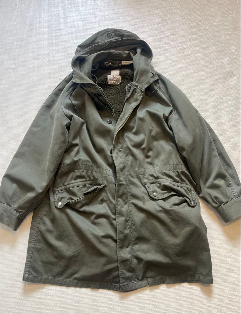 【極美品】70sフランス軍 M64フィールドパーカー ボアライナー ヴィンテージ