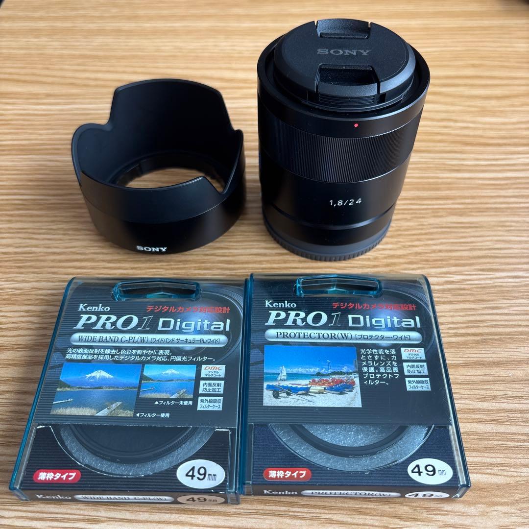 SONY SEL24F18Z Eマウント　おまけフィルター付