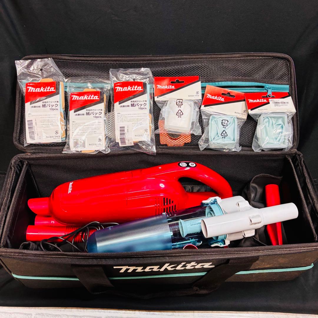 makita 充電式クリーナ CL105D コードレス掃除機 付属品多数