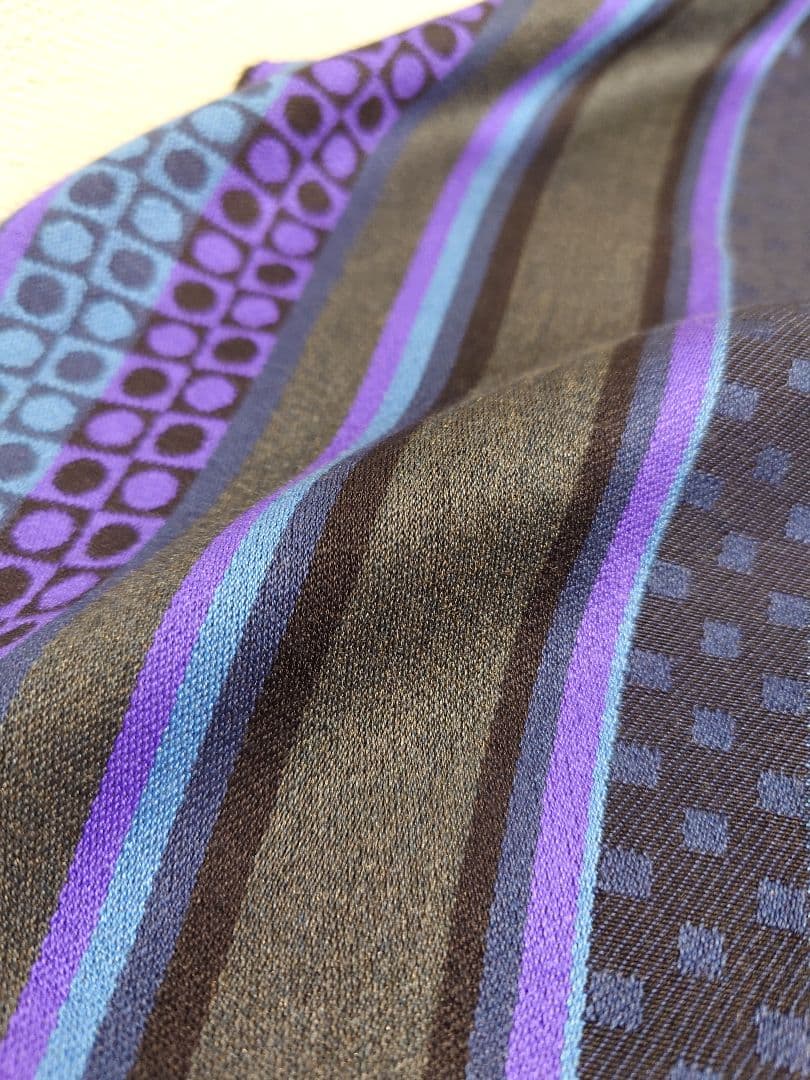 エトロ　ETRO　ストール　マフラー　ペイズリー　ネイビーブルー