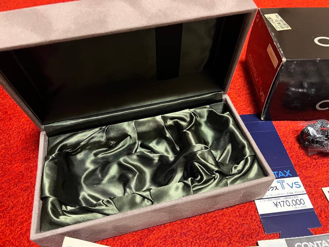 CONTAX TVS 外箱、内箱、値札、付属品一式