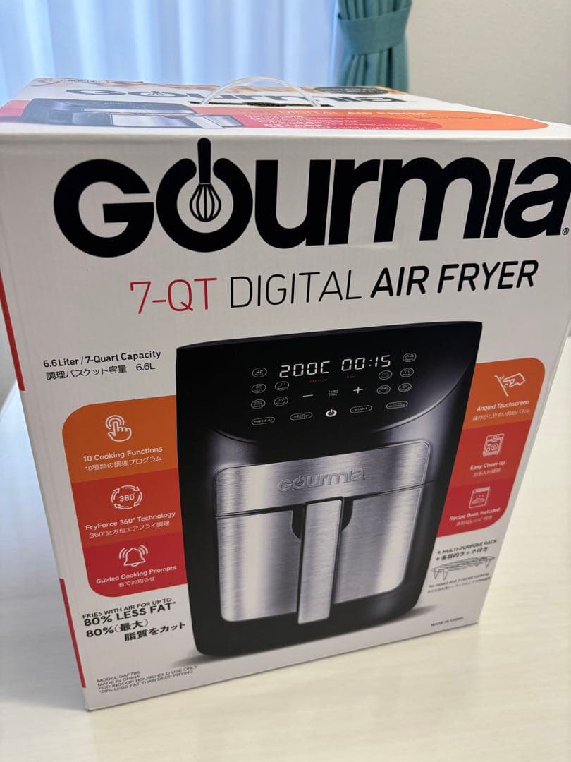 GOURMIA デジタル エアーフライヤー　ノンフライヤー