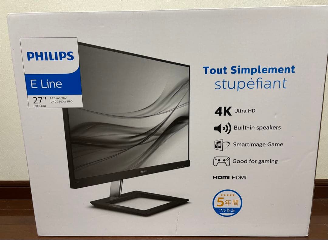 PHILIPS 27インチ IPS 4Kディスプレイ 278E1A/11