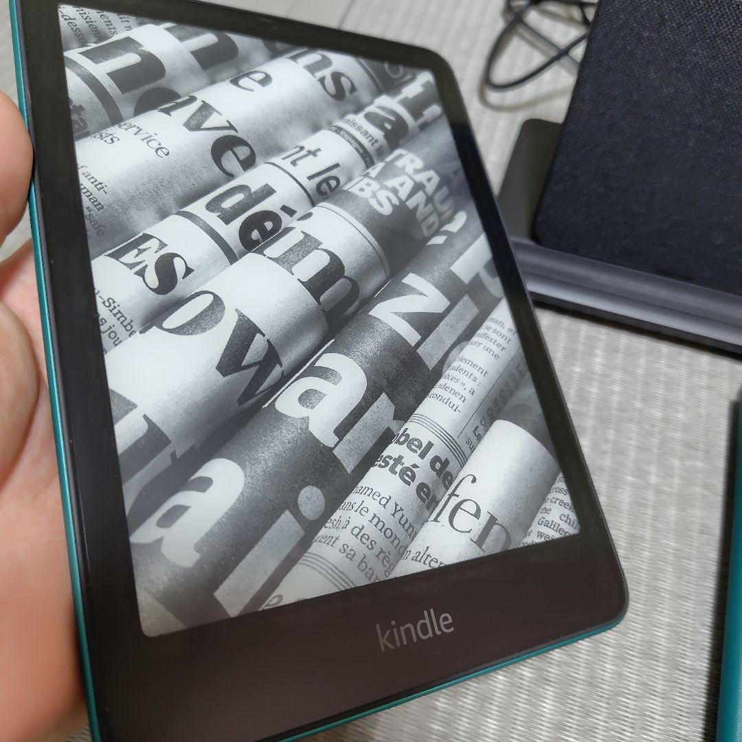 KindlePaperwhiteシグニチャーエディション植物性カバー充電スタンド