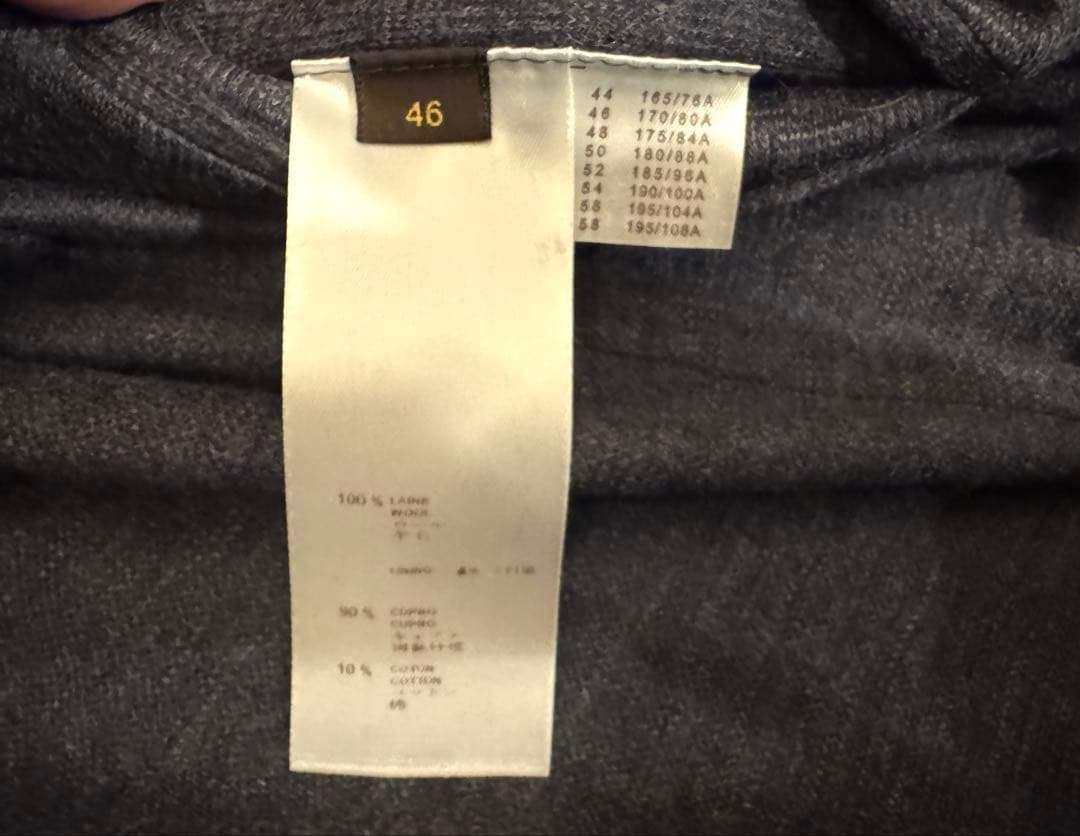 LOUIS VUITTON テーラードジャケット ダークグレー46