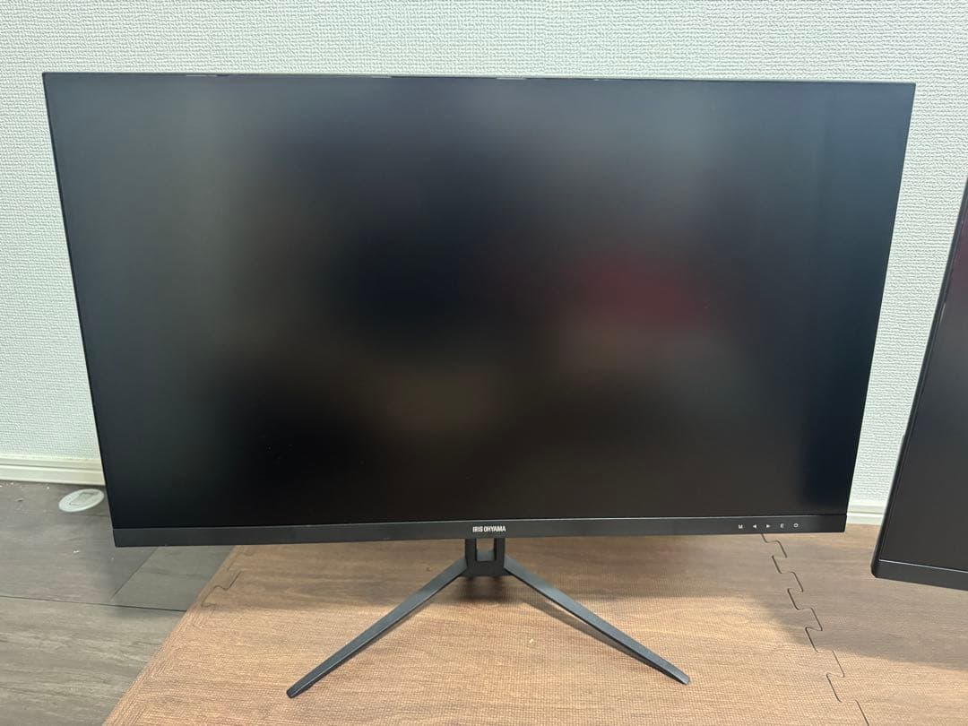 アイリスオーヤマ　DT-GF273R-B モニター2台