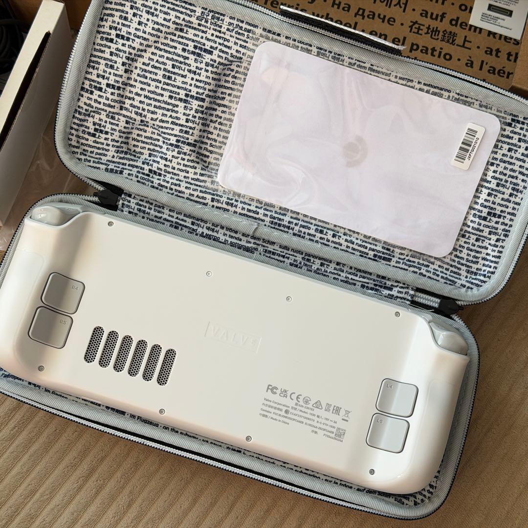 【極美品】Steam Deck OLED1T限定ホワイトバージョン新品同様セット