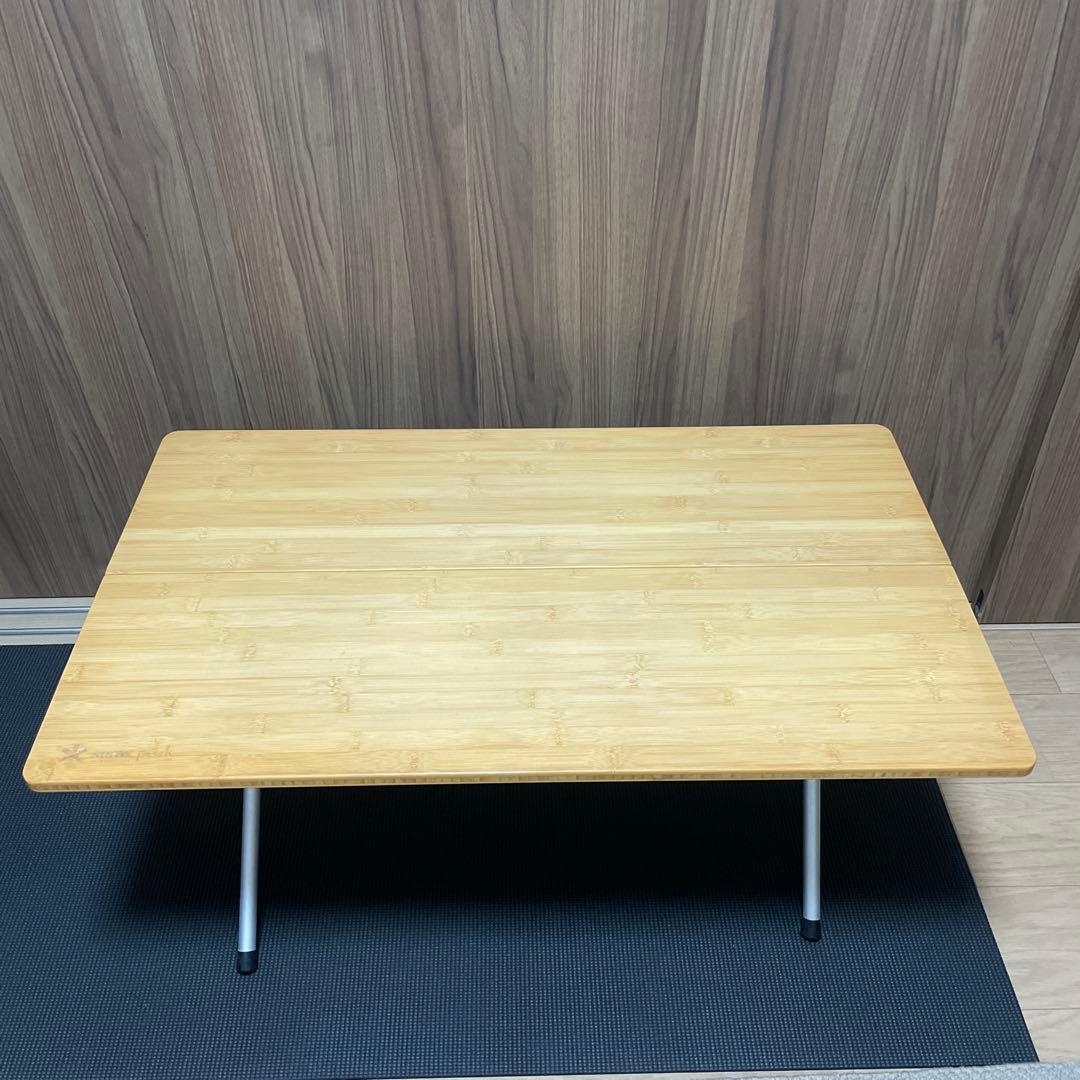 スノーピーク　ワンアクションテーブル竹　LV-100TR カバー付