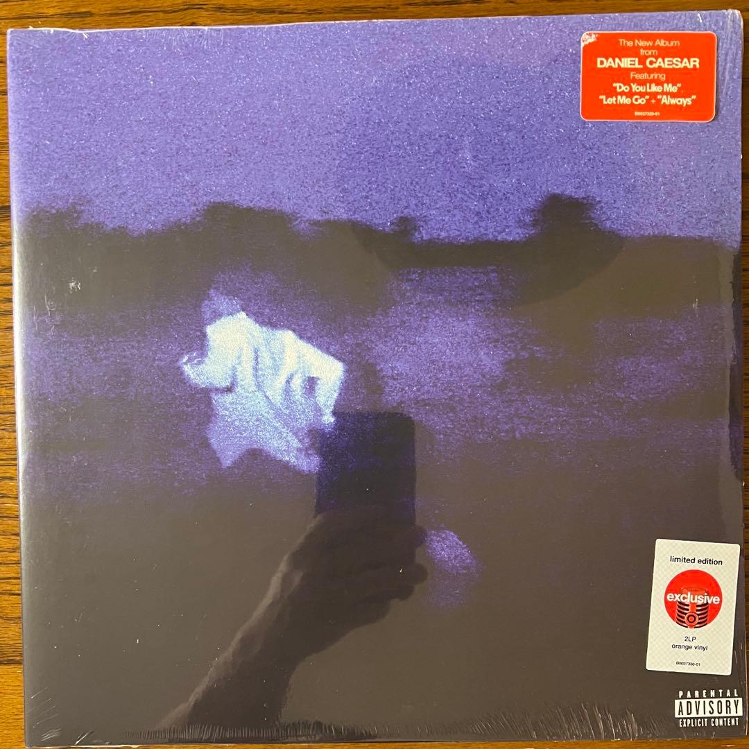 【新品オレンジ版】Daniel Caesar NEVER ENOUGH レコード