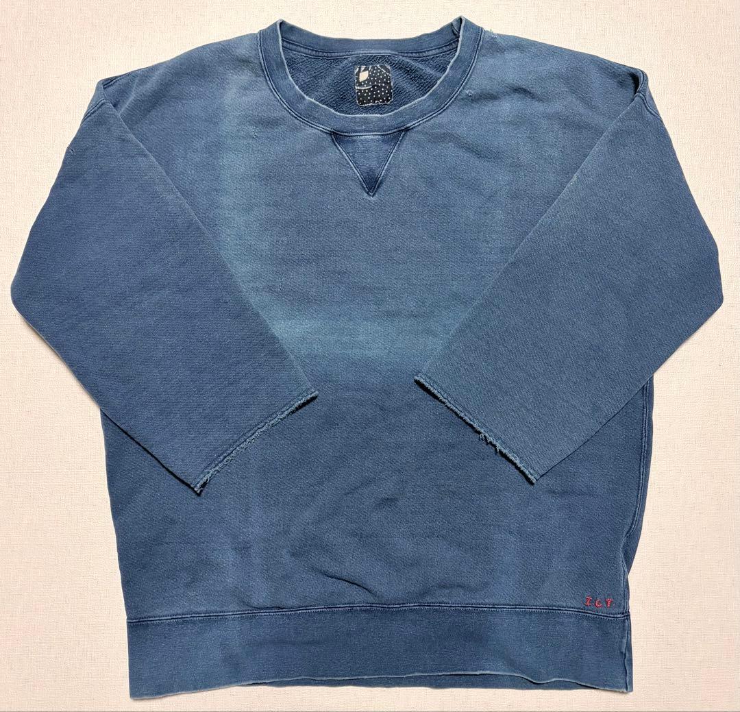 トップス VISVIM ICT JUMBO CREW 3/4 CRASH