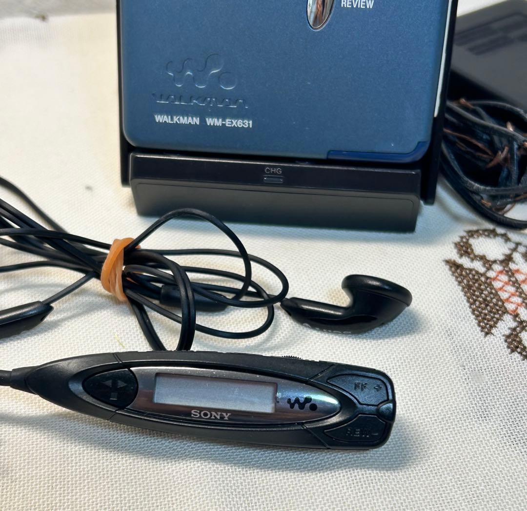 SONY WALKMAN WM-EX631 本体　充電器　付属品 ジャンク扱い