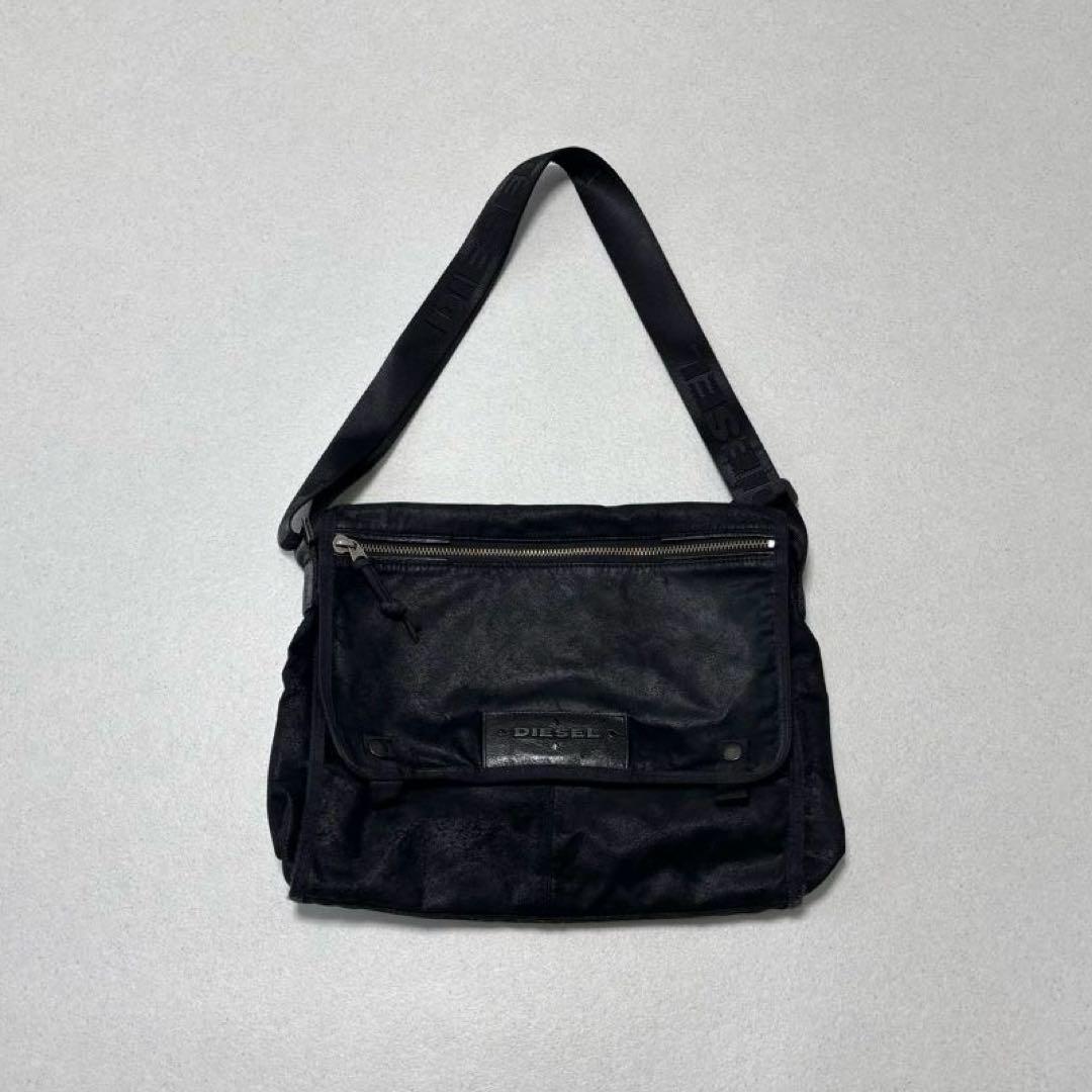 archive diesel suède like shoulder bag
