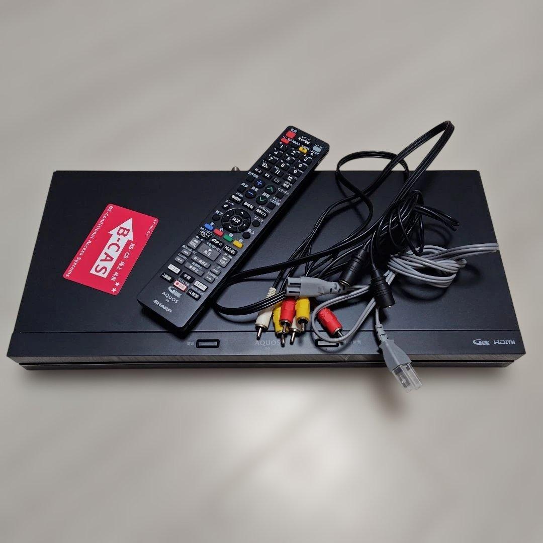AQUOS　SHARP　Blu-rayレコーダー　2018年製　B-CASカード