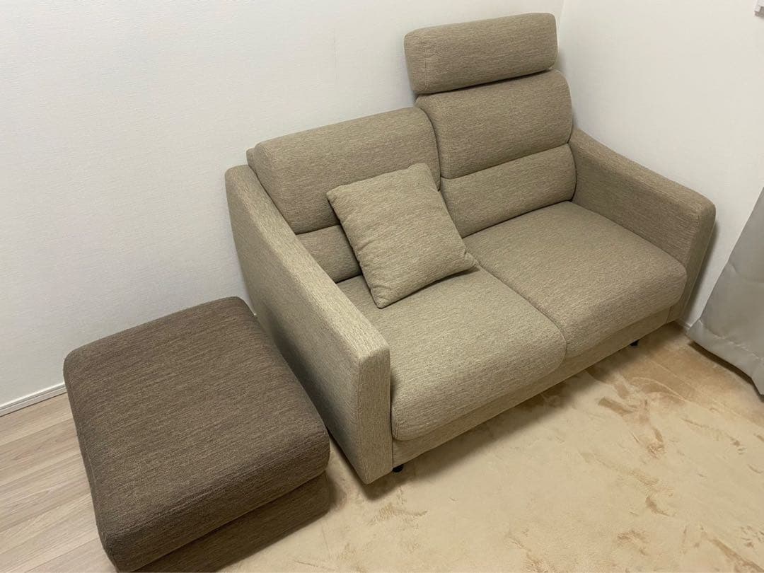 モダンデザイン 2人掛けソファセット