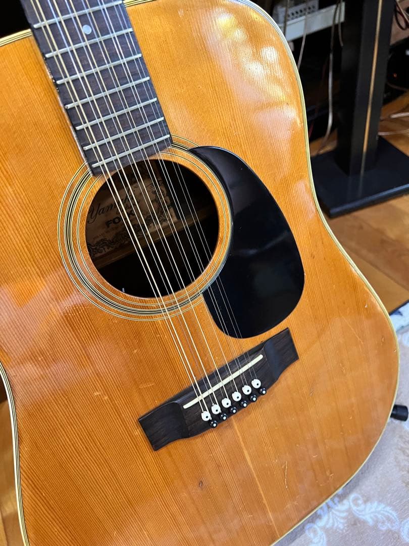 Yamaki Deluxe 12弦ギター ピエゾマイク付き品番不明　ジャンク扱い