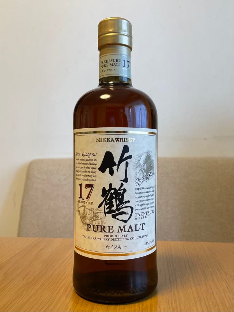 【即日発送】竹鶴 17年 ピュアモルト ウイスキー 700ml 43%