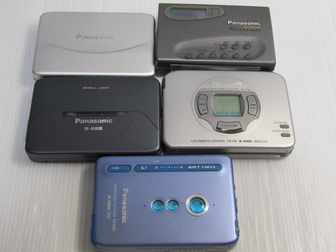 B0636 PANASONIC カセットプレイヤー 5点