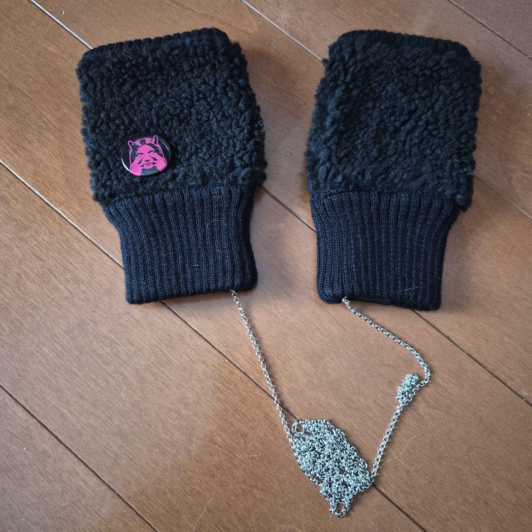 HYSTERIC GLAMOUR ボアニット手袋