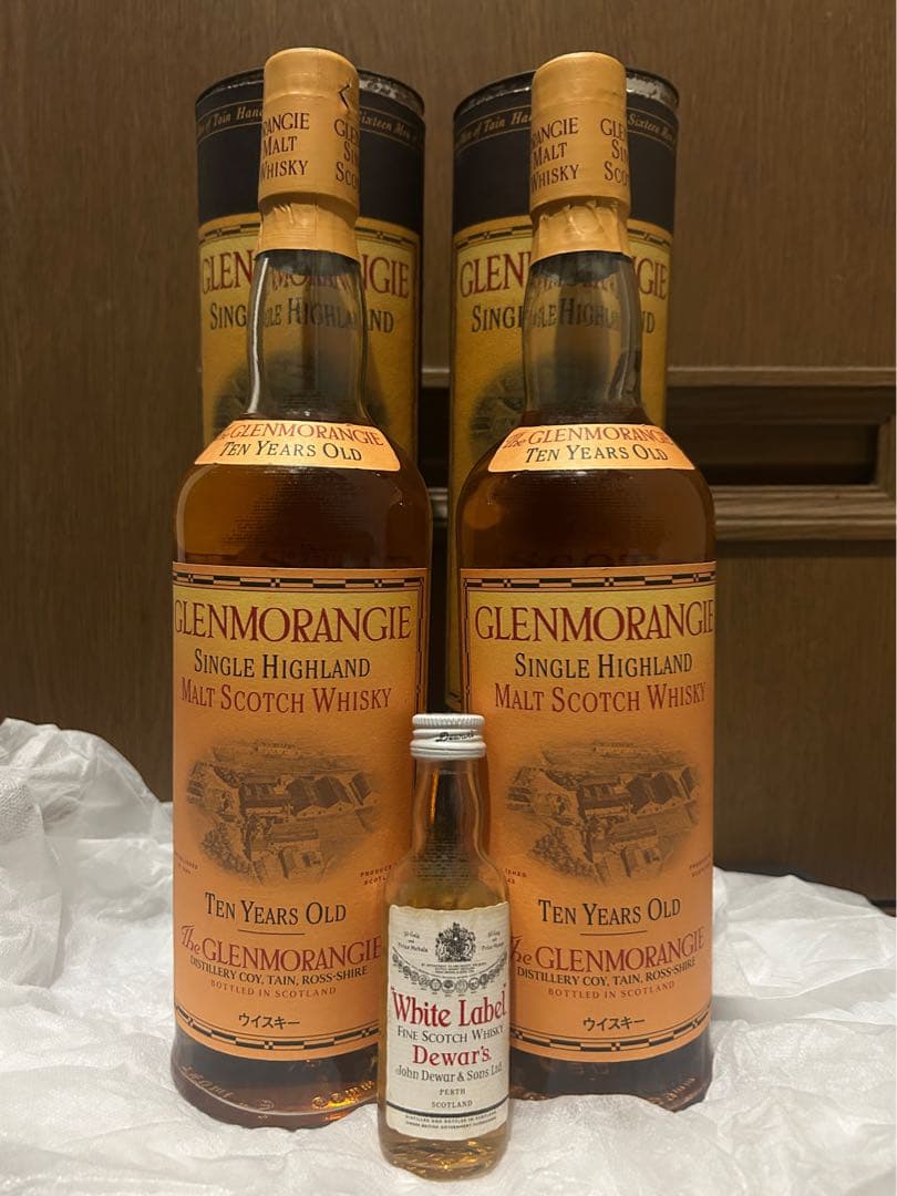 【★限定価格！★】グレンモーレンジ 10年 オールドボトル＆デュワーズミニボトル