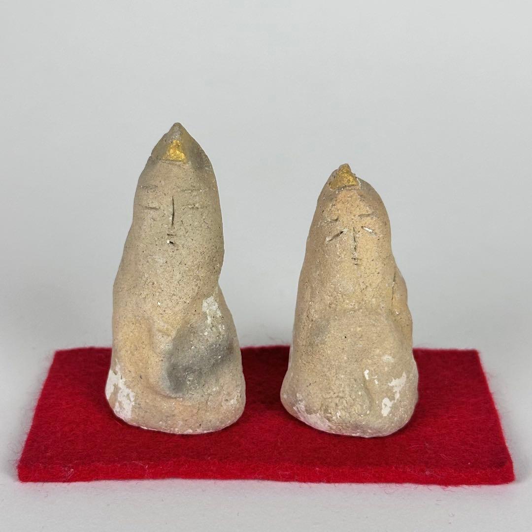 小野セツロー　土人形　おひなさま